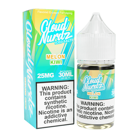 Cloud Nurdz Salt ICED | Melon Kiwi | 30ML