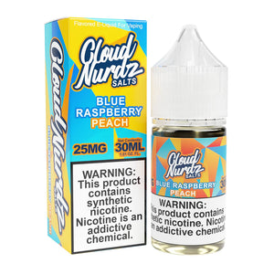 Cloud Nurdz Salt | Blue Raspberry Peach | 30ML