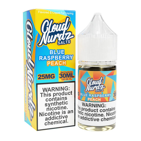Cloud Nurdz Salt | Blue Raspberry Peach | 30ML