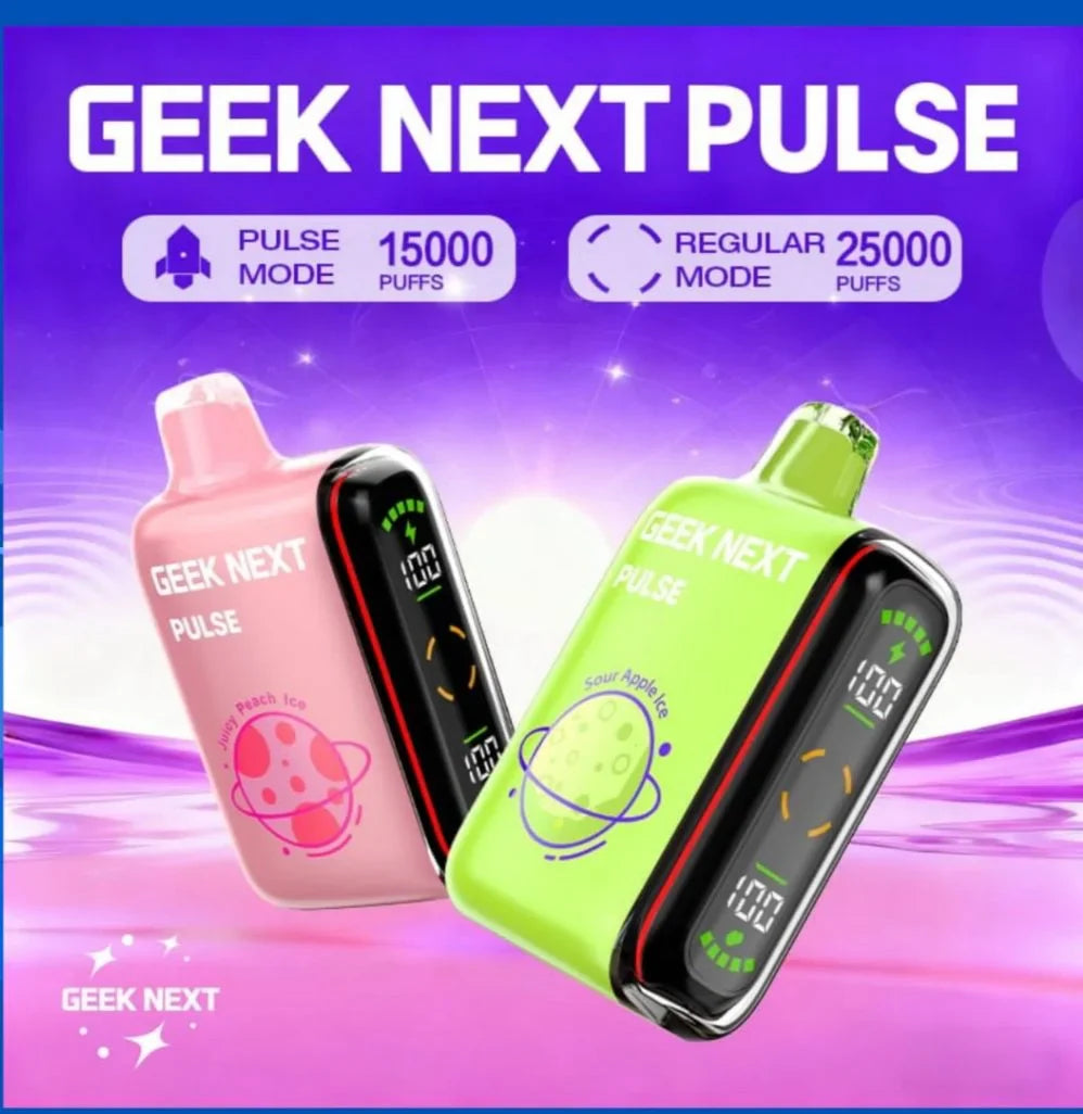 Geek Next Pulse | 16ML | 25,000 Puffs | 5% | Type-C Rechargeable
