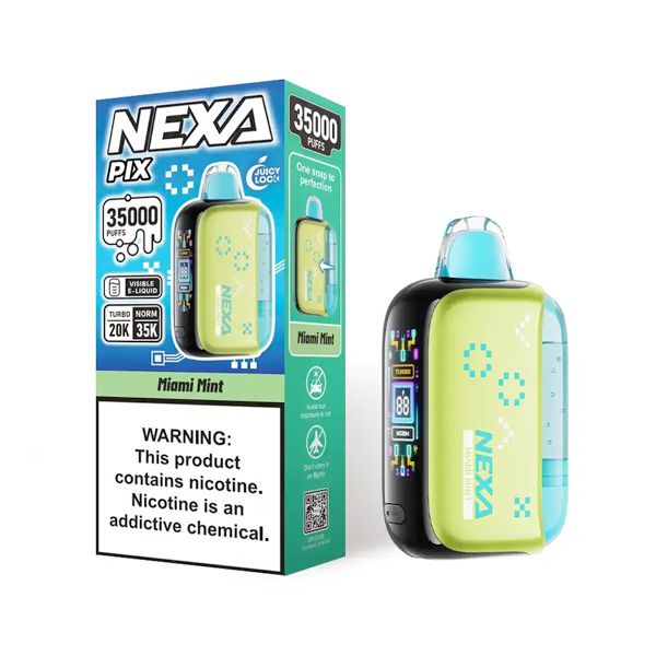 NEXA Pix 35K | 35,000 Puffs | 5.0% | Type-C Rechargeable