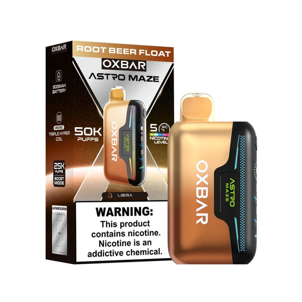 Oxbar Astro Maze | 50,000 Puffs | 5% | Type-C Rechargeable