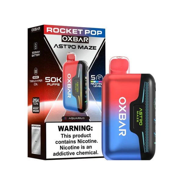 Oxbar Astro Maze | 50,000 Puffs | 5% | Type-C Rechargeable