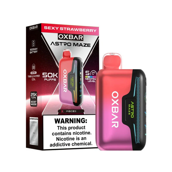 Oxbar Astro Maze | 50,000 Puffs | 5% | Type-C Rechargeable