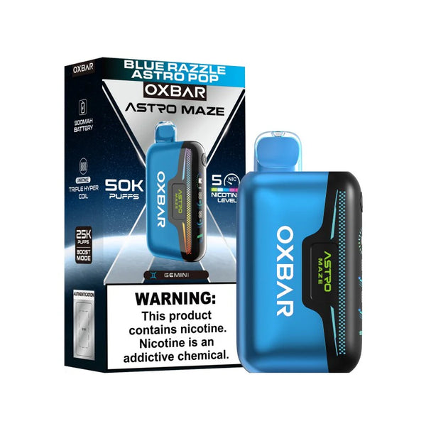 Oxbar Astro Maze | 50,000 Puffs | 5% | Type-C Rechargeable