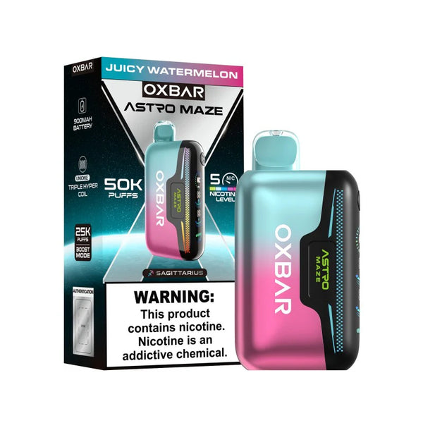 Oxbar Astro Maze | 50,000 Puffs | 5% | Type-C Rechargeable