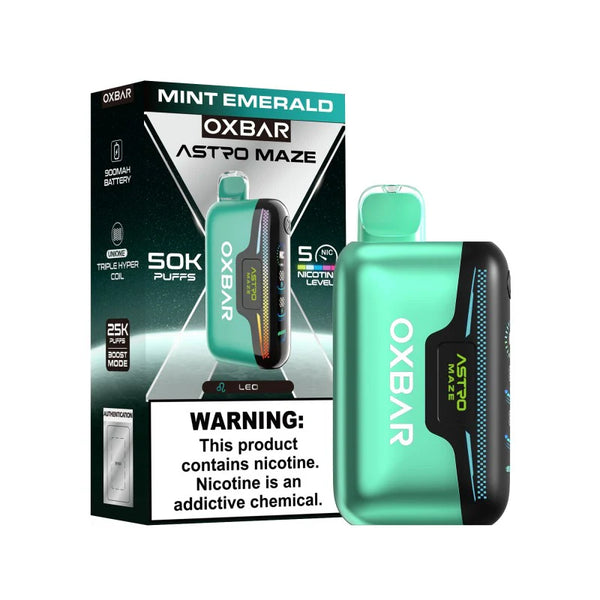 Oxbar Astro Maze | 50,000 Puffs | 5% | Type-C Rechargeable