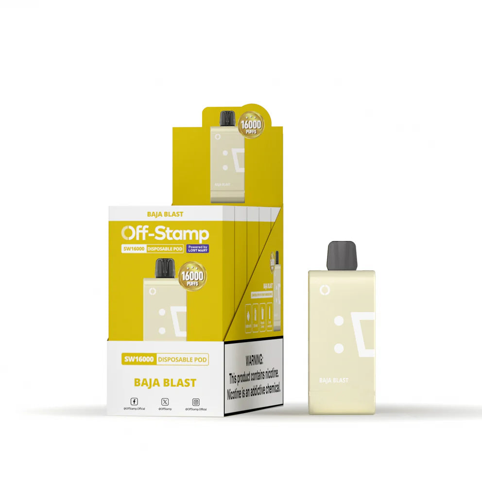 Off-Stamp Disposable Pod | 17Ml | 16,000 Puffs | 5.0%