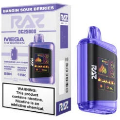 RAZ DC25000 | 16ML | 25000 Puffs | 5% | Type-C Rechargeable