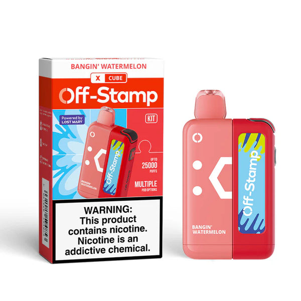 Off Stamp Cube Kit | 18ML | 25,000 Puffs | 5.0% | Type-C Rechargeable