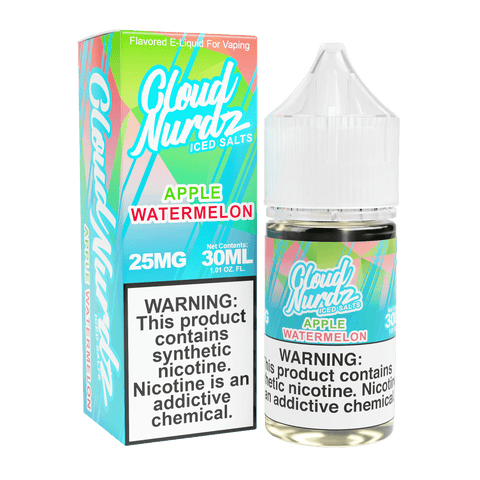 Cloud Nurdz Salt ICED | Apple Watermelon | 30ML