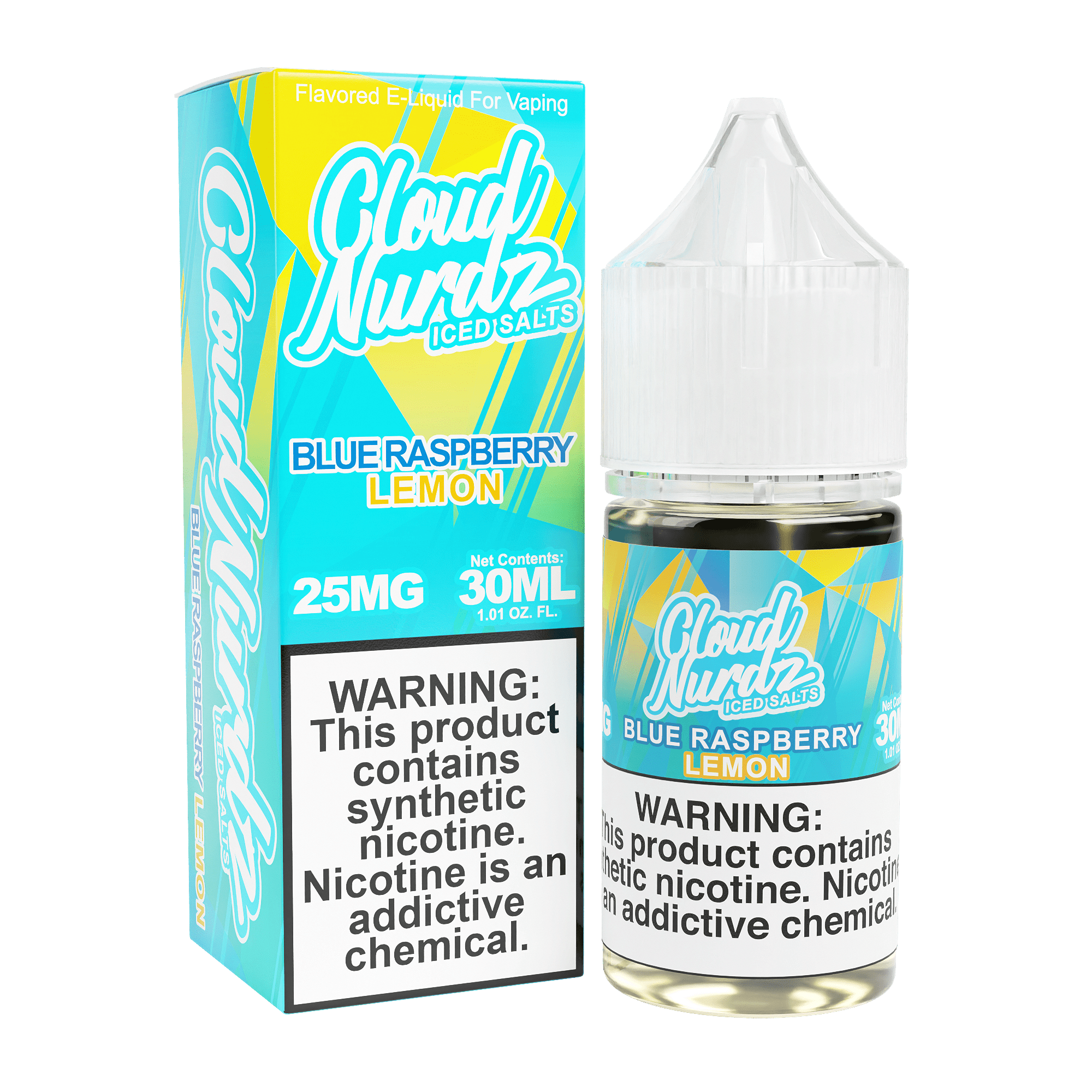 Cloud Nurdz Salt ICED | Blue Raspberry Lemon | 30ML