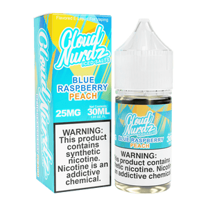 Cloud Nurdz Salt ICED | Blue Raspberry Peach | 30ML