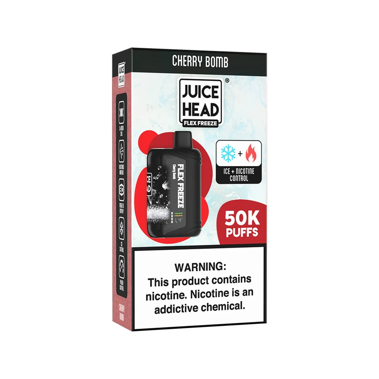 Juice Head Flex Freeze 50K | 18ML | 50,000 Puffs | 5% | C-Type Rechargeable