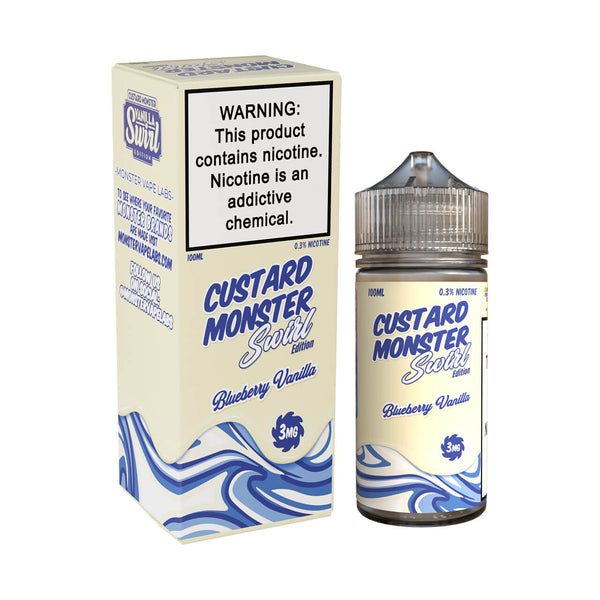 Custard Monster Swirl | Blueberry Vanilla | 100ML