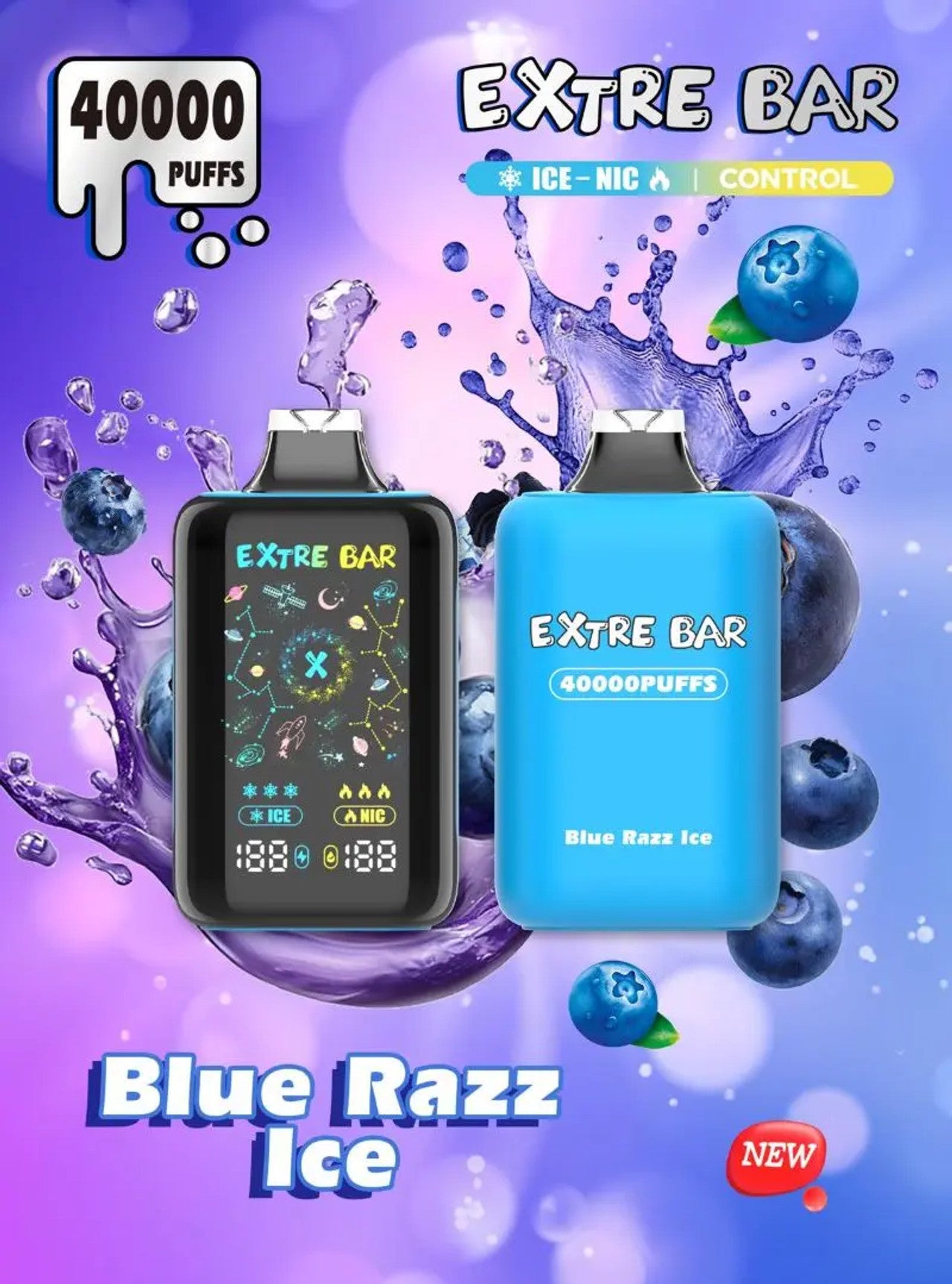 Extre Bar Ice - Nic Control | 40,000 Puffs | 5.0%