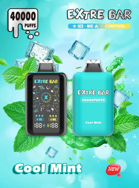 Extre Bar Ice - Nic Control | 40,000 Puffs | 5.0% | Type-C Rechargeable