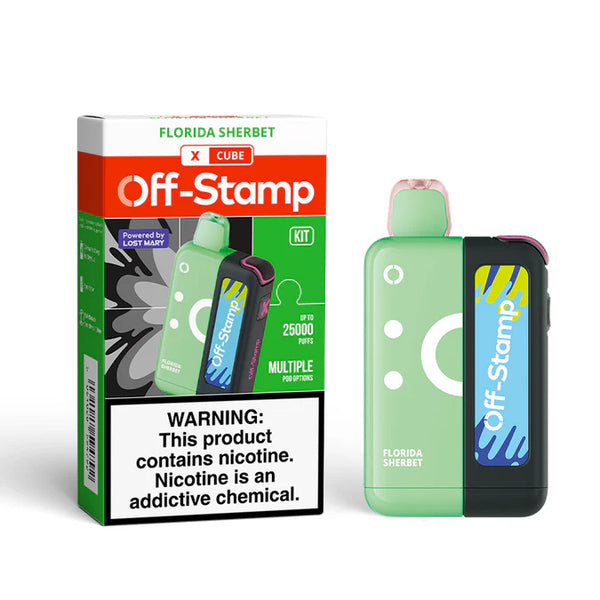 Off Stamp Cube Kit | 18ML | 25,000 Puffs | 5.0% | Type-C Rechargeable
