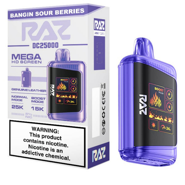 RAZ DC25000 | 16ML | 25000 Puffs | 5% | Type-C Rechargeable