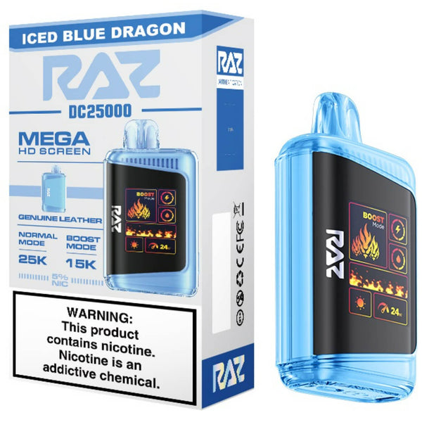 RAZ DC25000 | 16ML | 25000 Puffs | 5% | Type-C Rechargeable