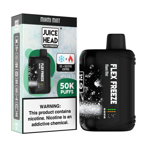 Juice Head Flex Freeze 50K | 18ML | 50,000 Puffs | 5% | C-Type Rechargeable