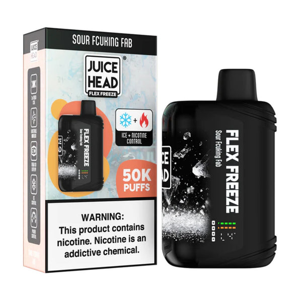 Juice Head Flex Freeze 50K | 18ML | 50,000 Puffs | 5% | C-Type Rechargeable