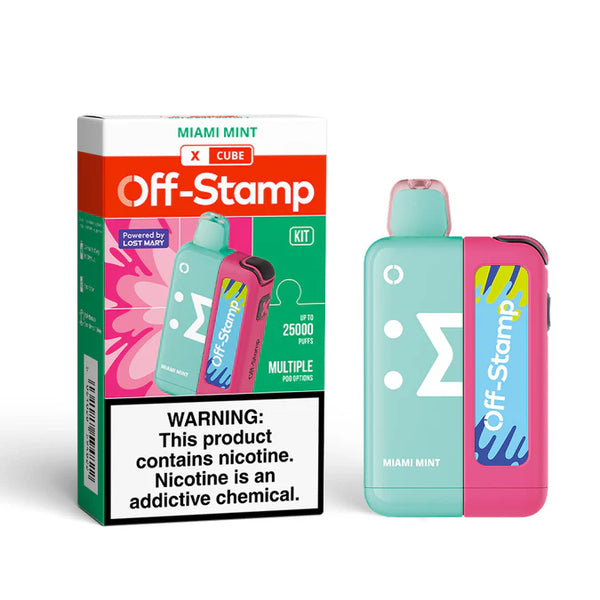 Off Stamp Cube Kit | 18ML | 25,000 Puffs | 5.0% | Type-C Rechargeable