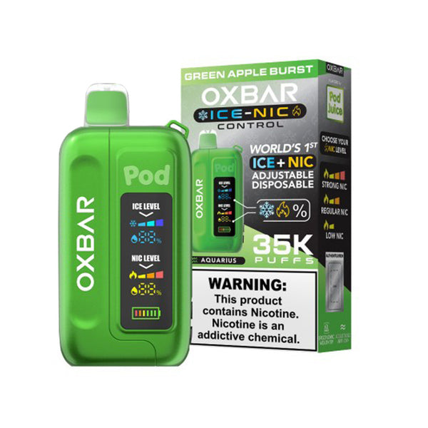 Oxbar | Ice-Nic Control | 14ML | 35,000 Puffs | Type-C Rechargeable