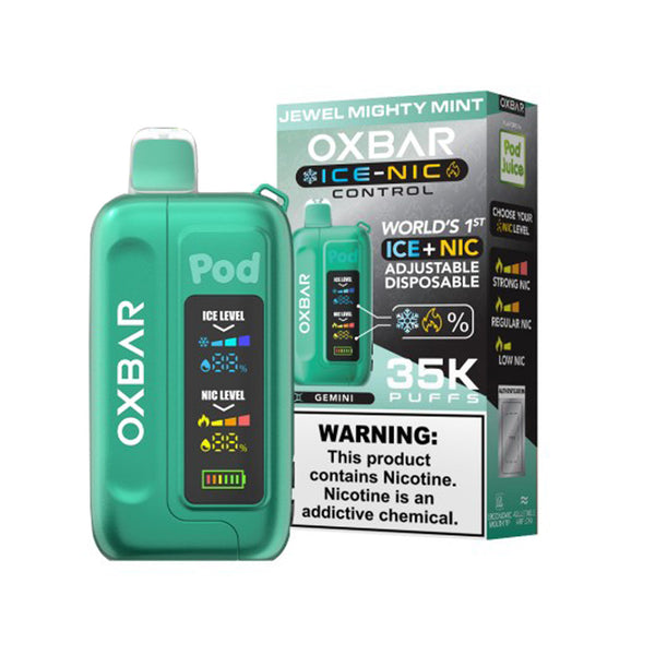 Oxbar | Ice-Nic Control | 14ML | 35,000 Puffs | Type-C Rechargeable