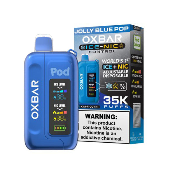 Oxbar | Ice-Nic Control | 14ML | 35,000 Puffs | Type-C Rechargeable