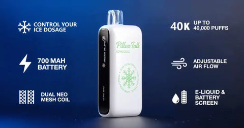 Pillow Talk 40K | 20ML | 40,000 Puffs | 5.0% | Type-C Rechargeable