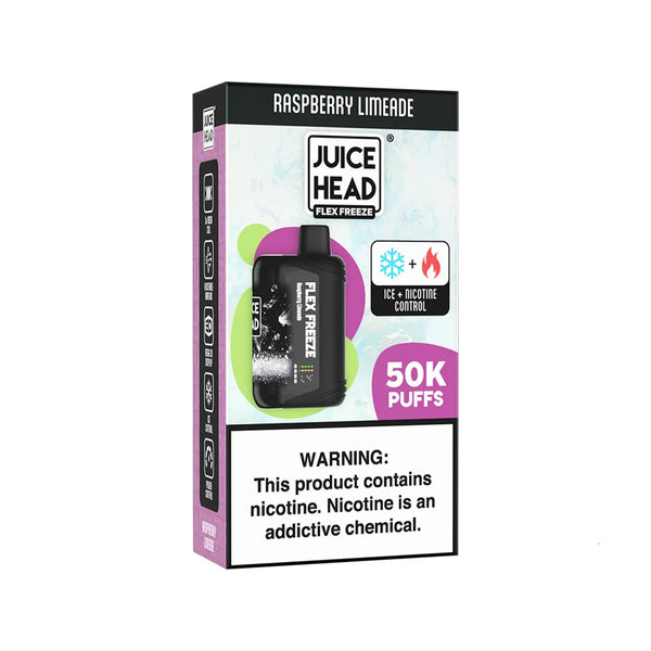 Juice Head Flex Freeze 50K | 18ML | 50,000 Puffs | 5% | C-Type Rechargeable