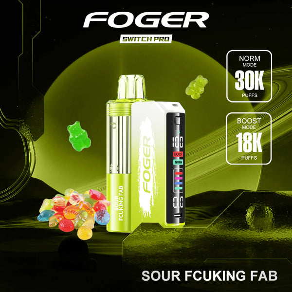 Foger Switch Pro Kit | 30,000 Puffs | 1050mAh | 5.0% | Type-C Rechargeable
