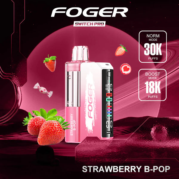 Foger Switch Pro Kit | 30,000 Puffs | 1050mAh | 5.0% | Type-C Rechargeable