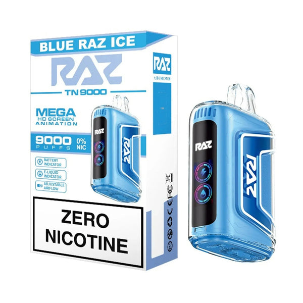 RAZ TN9000 ZERO NICOTINE | 12ML | 9000 Puffs | 5% | Type-C Rechargeable