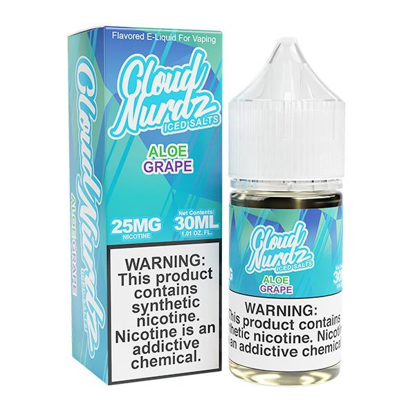 Cloud Nurdz Salt ICED | Aloe Grape | 30ML