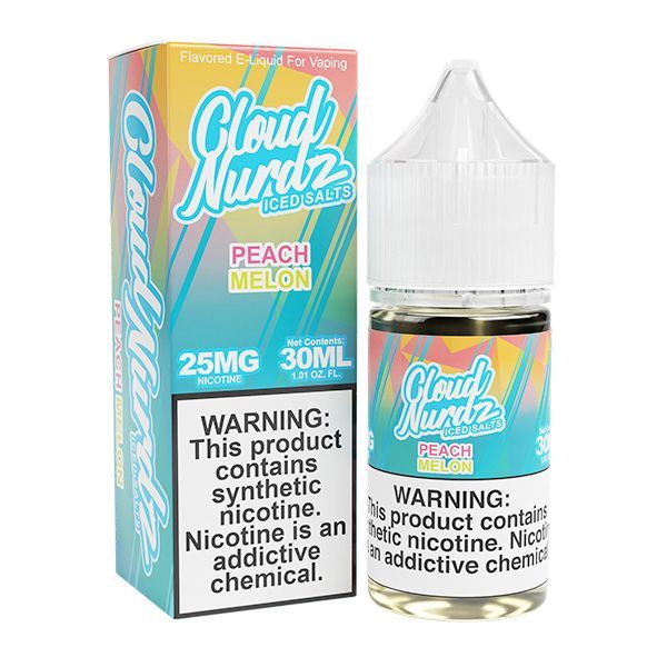 Cloud Nurdz Salt ICED | Peach Melon | 30ML