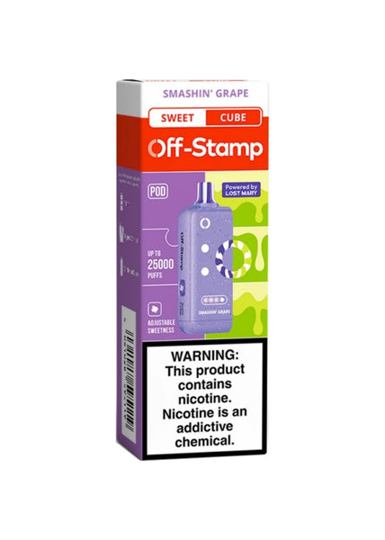 Off Stamp Cube Pod | 18ML | 25,000 Puffs | 5.0% | Type-C Rechargeable