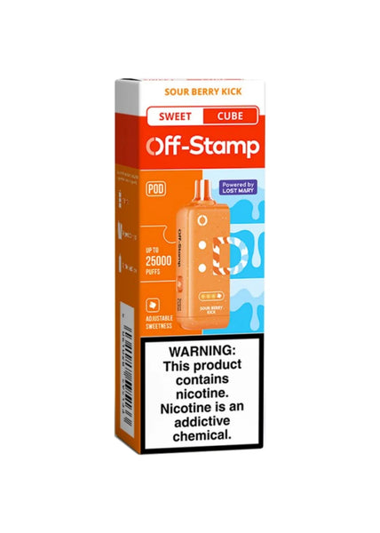 Off Stamp Cube Pod | 18ML | 25,000 Puffs | 5.0% | Type-C Rechargeable