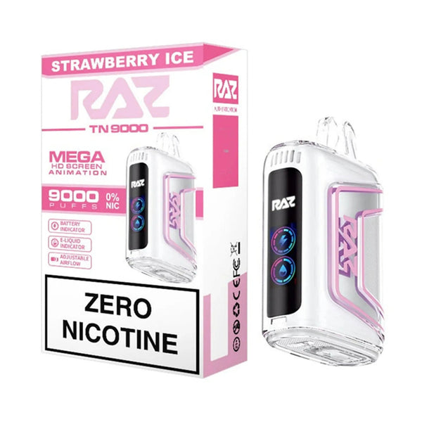 RAZ TN9000 ZERO NICOTINE | 12ML | 9000 Puffs | 5% | Type-C Rechargeable