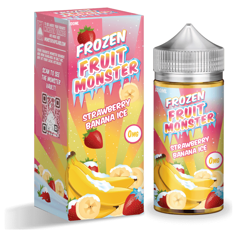 Frozen Fruit Monster | Strawberry Banana Ice | 100ML