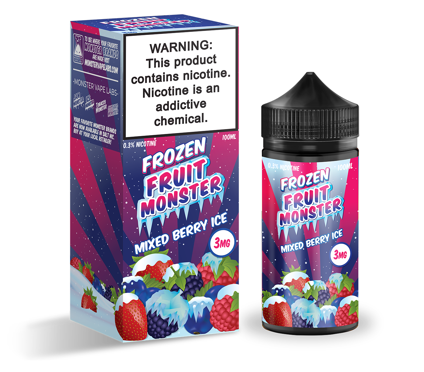Frozen Fruit Monster | Mixed Berry Ice | 100ML