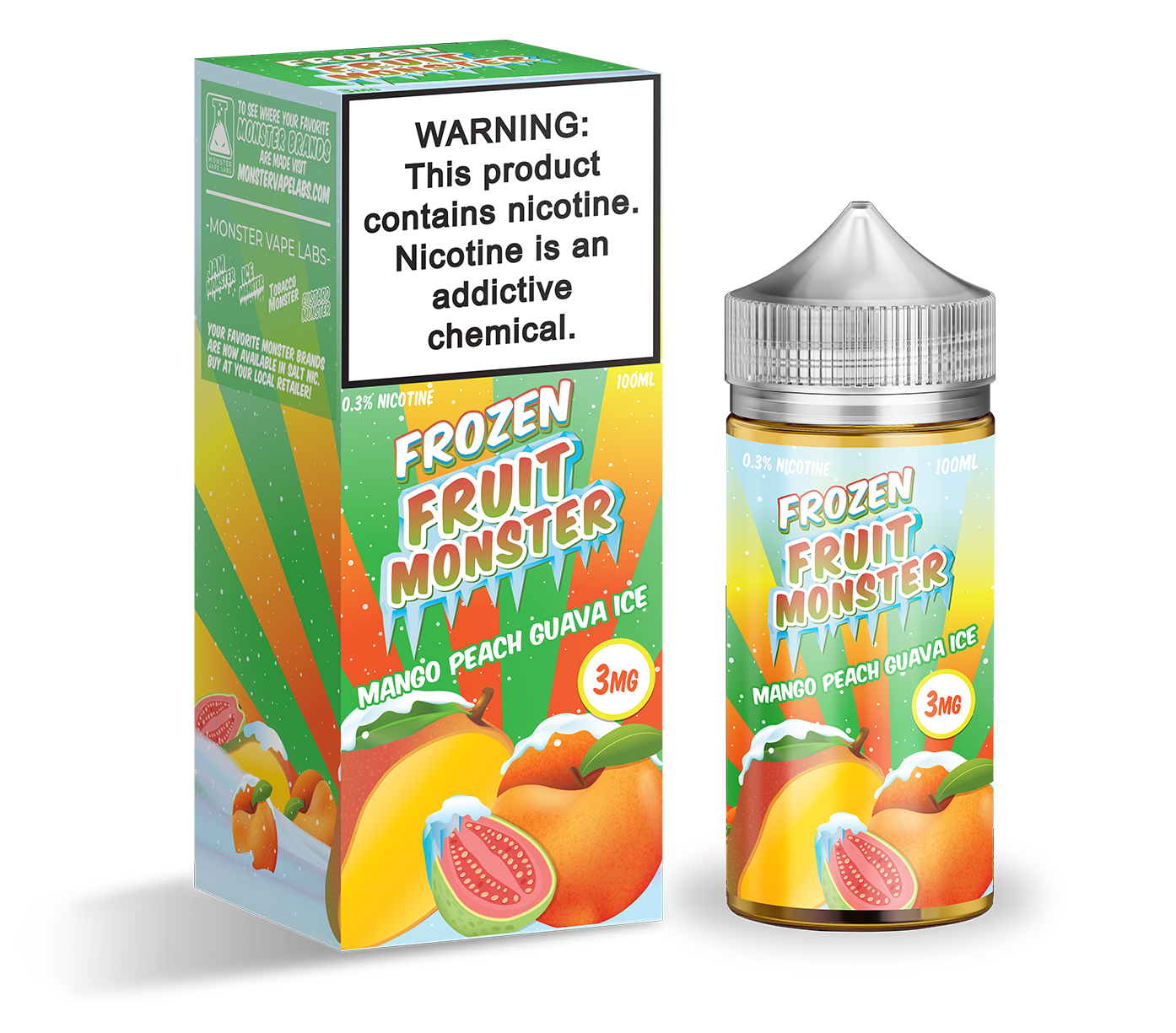 Frozen Fruit Monster | Mango Peach Guava Ice | 100ML