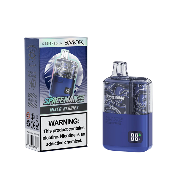 Spaceman 10K Pro | 10000 Puffs | 16ML | 5.0% | Type-C Rechargeable