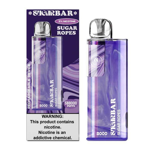 Sugarbar | 8000 Puffs | 5% | C-Type Rechargeable