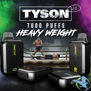 Tyson2.0 Heavy Weight | 15ML | 7000 Puffs | 5.0% | Type-C Rechargeable